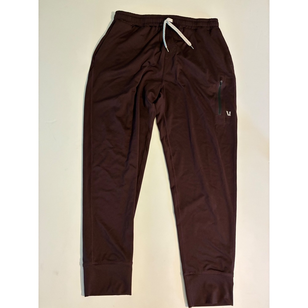 Vuori Sunday Performance Joggers Mens XL Brown Sweatpants Active Lounge